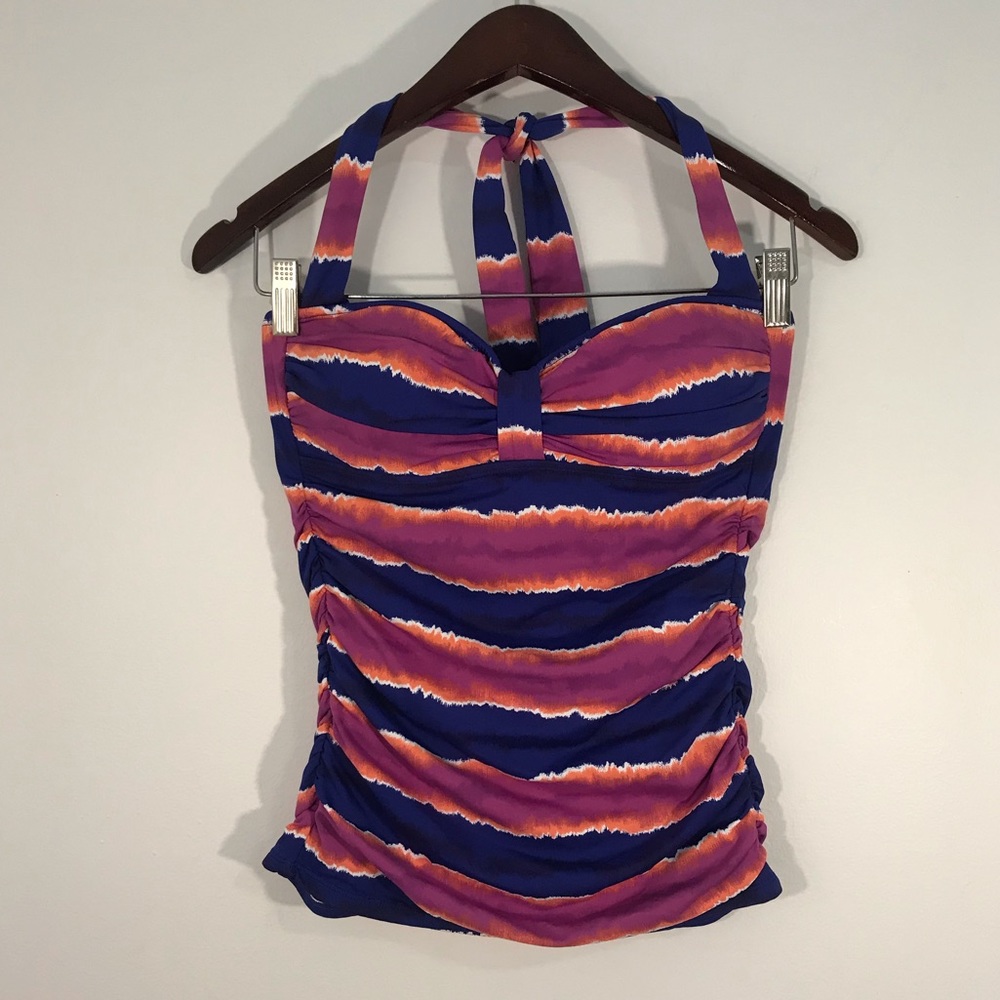 Tommy Bahama Tankini Swim Top Multicolor Size S